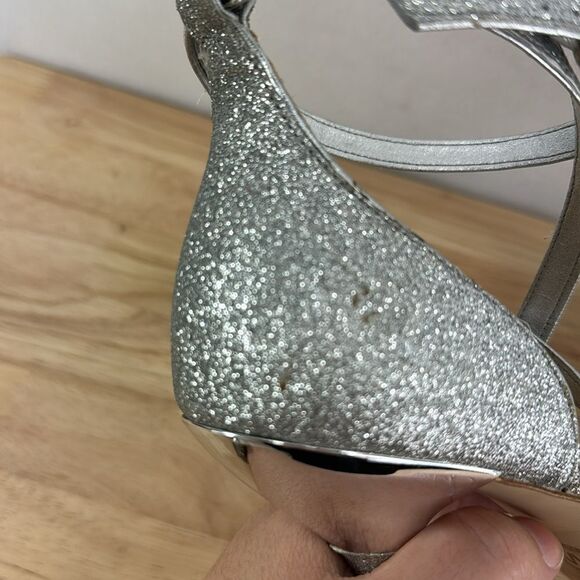 Michael Kors Astrid Stiletto Dress Heels- Two Tone Silver Pale Gold- Size 10M - Picture 8 of 8